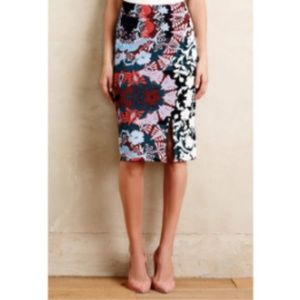 ANTHROPOLOGIE MAEVE Rare Tearoom Pencil Skirt S